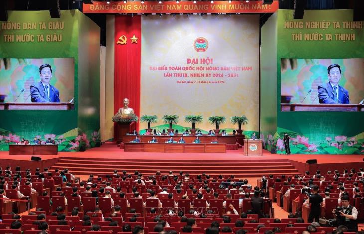 Đại hội đại biểu toàn quốc Hội Nông dân Việt Nam lần thứ IX, nhiệm kỳ 2026-2031 (7-8/6/2026)