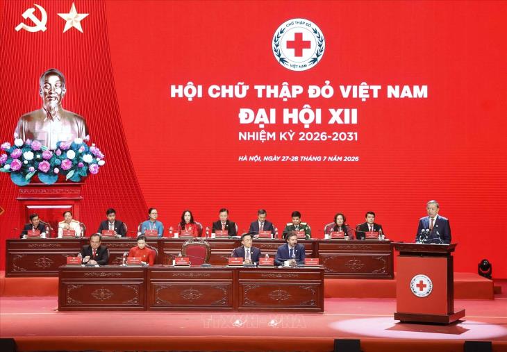 Đại hội đại biểu toàn quốc Hội Chữ thập đỏ Việt Nam lần thứ XII (27 - 28/7/2026)