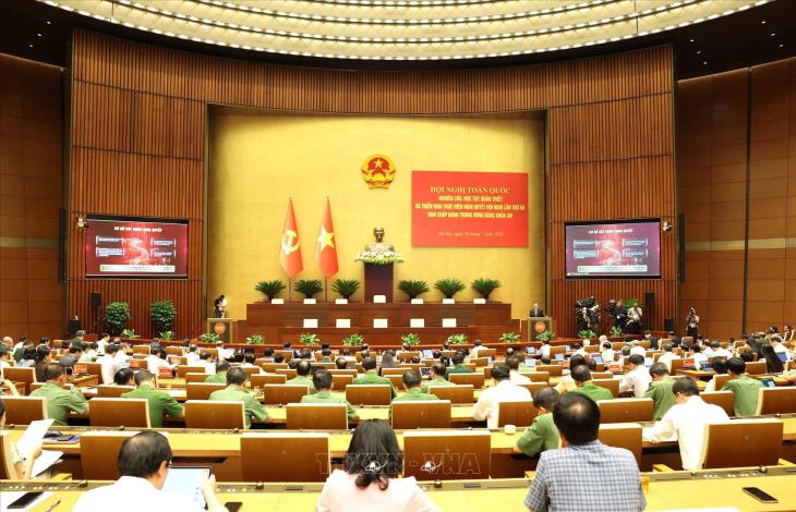 Hội nghị toàn quốc nghiên cứu, học tập, quán triệt và triển khai thực hiện Nghị quyết Hội nghị lần thứ ba Ban Chấp hành Trung ương Đảng khóa XIV